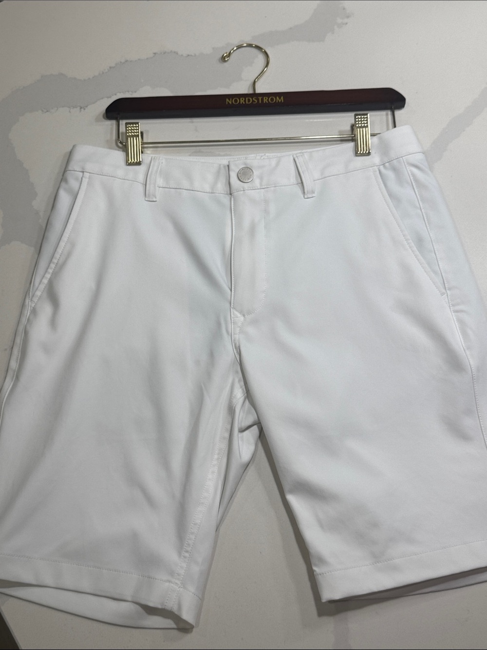 Bonobos White Golf Performance Shorts
